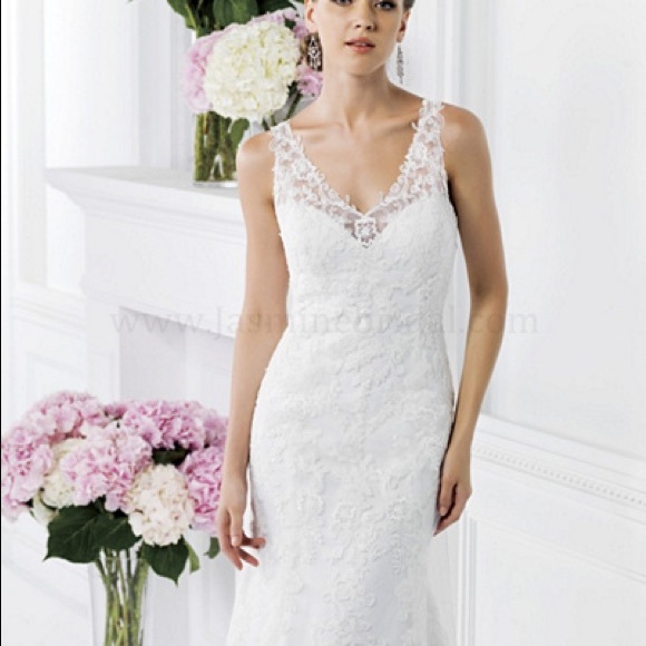 Jasmine collection Ivory Bridal gown, size 6, new - Picture 7 of 7